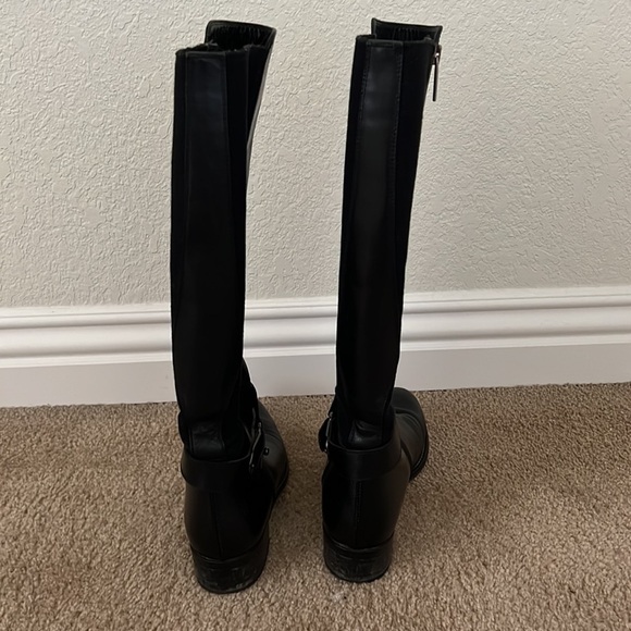 Aquatalia Olita Waterproof Leather Riding Boots – Black, Size 7 Italy - Picture 3 of 8